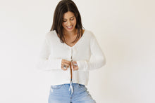  Knit Tie Cardigan