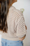 Crocheted Collared Top